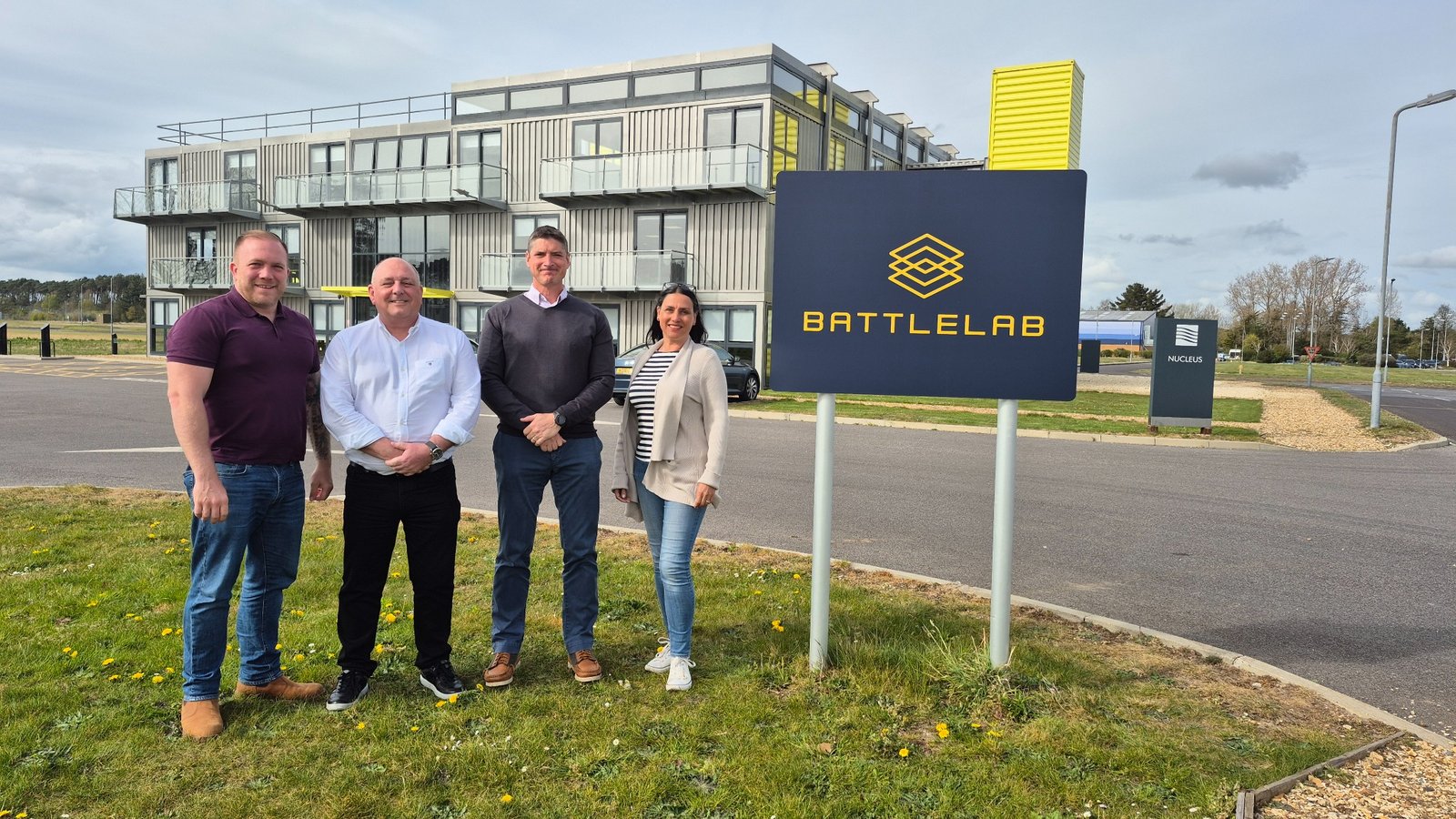 Bravo Zulu AI with partners at the BattleLab, Dorset Innovation Park