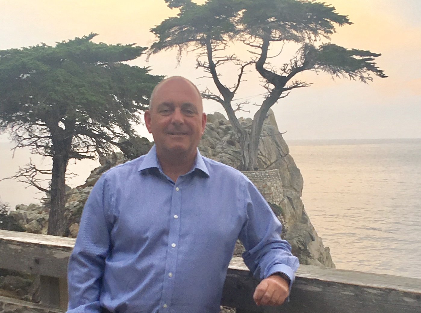 Paul D’Arcy by the coast